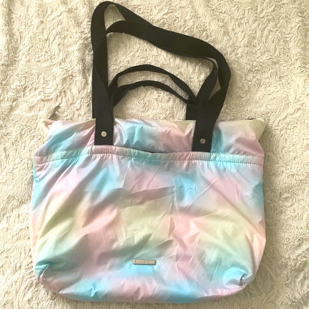 Madden girl rainbow weekender bag